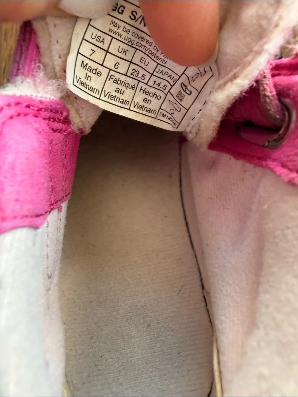 UGG kids cushioned